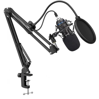 Zestaw MOZOS MKIT-700PRO V2 USB Mikrofon, Statyw, Pop-Filtr, Koszyk