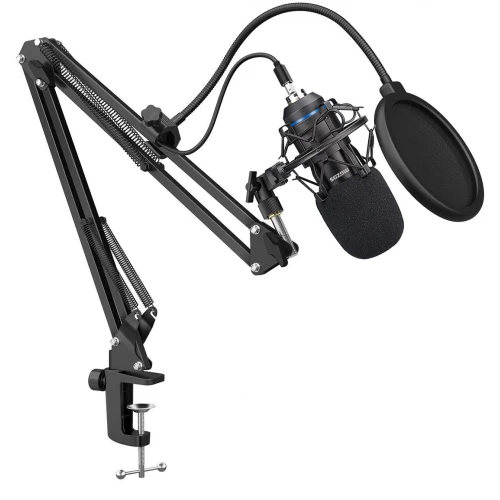 Zestaw MOZOS MKIT-700PRO V2 USB Mikrofon, Statyw, Pop-Filtr, Koszyk