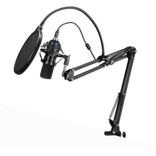Zestaw MOZOS MKIT-700PRO V2 USB Mikrofon, Statyw, Pop-Filtr, Koszyk
