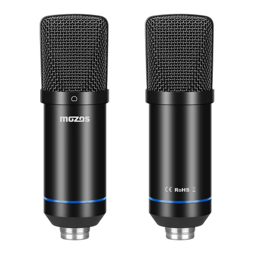 Zestaw MOZOS MKIT-700PRO V2 USB Mikrofon, Statyw, Pop-Filtr, Koszyk