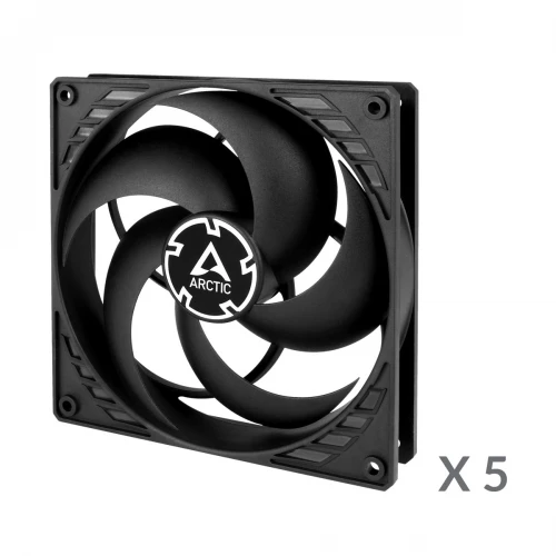 Wentylator Arctic P14 PWM PST 140mm Czarny Value Pack (5szt)