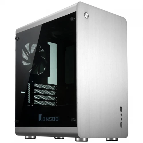 Obudowa Jonsbo RM3 Tempered Glass Silver