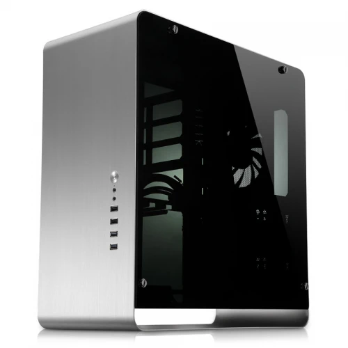Obudowa Jonsbo UMX4 Tempered Glass Silver