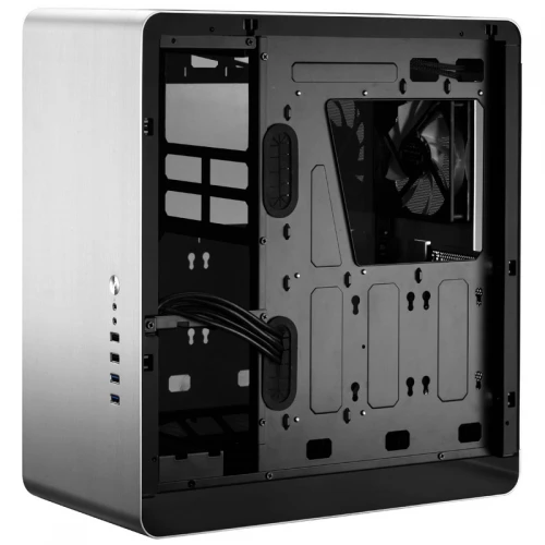 Obudowa Jonsbo UMX4 Tempered Glass Silver