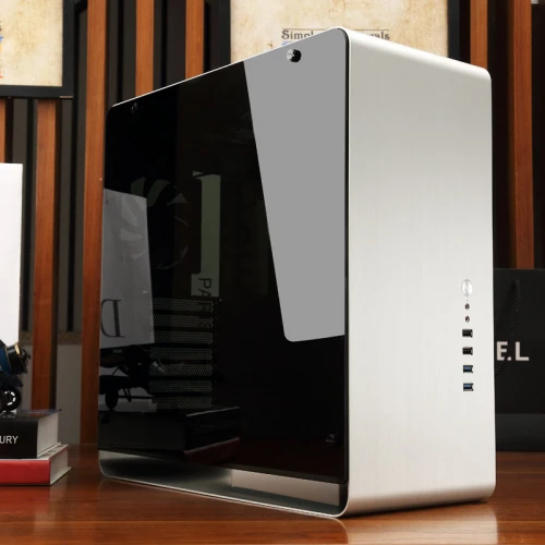 Obudowa Jonsbo UMX4 Tempered Glass Silver