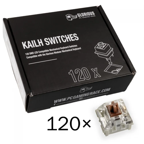 Przełączniki Glorious Kailh Speed Bronze 120szt