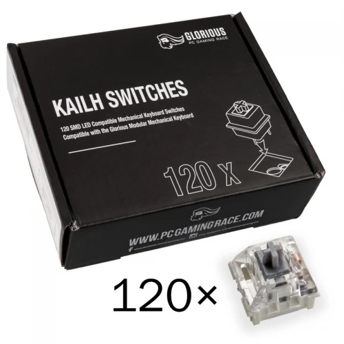 Przełączniki Glorious Kailh Speed Silver 120szt
