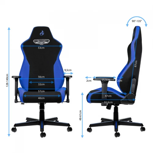 Fotel Dla Gracza Nitro Concepts S300 - Galactic Blue
