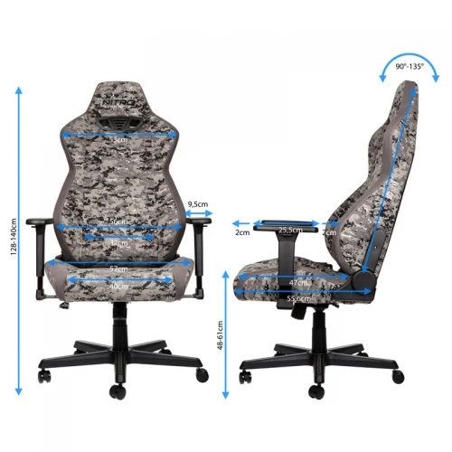 Fotel Dla Gracza Nitro Concepts S300 - Urban Camo