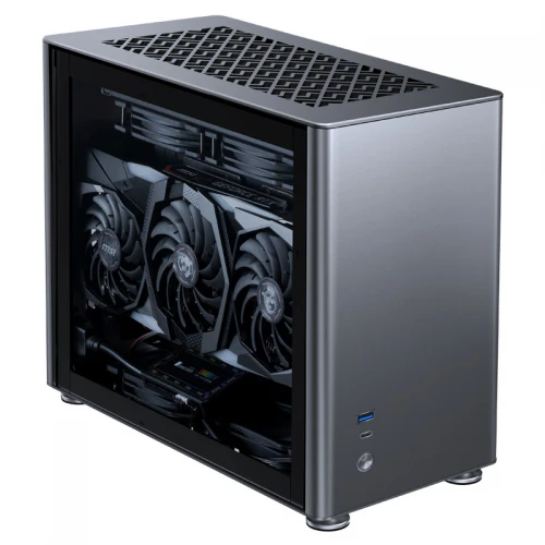 Obudowa Jonsbo A4 Mini-ITX Tempered Glass Gray