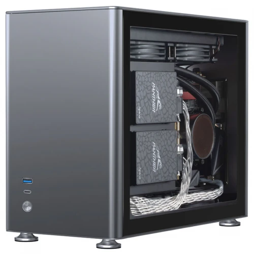 Obudowa Jonsbo A4 Mini-ITX Tempered Glass Gray