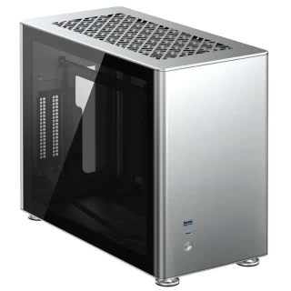 Obudowa Jonsbo A4 Mini-ITX Tempered Glass Silver
