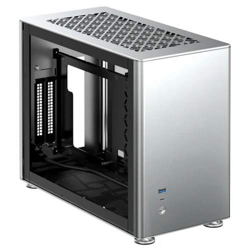 Obudowa Jonsbo A4 Mini-ITX Tempered Glass Silver