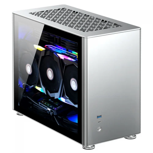 Obudowa Jonsbo A4 Mini-ITX Tempered Glass Silver