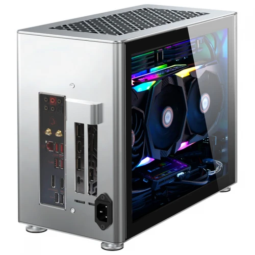 Obudowa Jonsbo A4 Mini-ITX Tempered Glass Silver