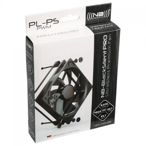 Wentylator NoiseBlocker BlackSilent Pro Fan PLPS - 120mm PWM