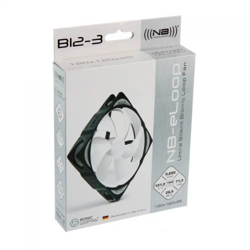 Wentylator NoiseBlocker NB-eLoop Fan B12-3 - 120mm