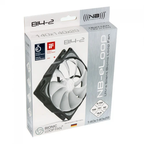 Wentylator NoiseBlocker NB-eLoop Fan B14-2 - 140mm