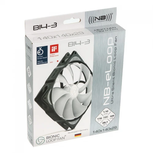 Wentylator NoiseBlocker NB-eLoop Fan B14-3 - 140mm