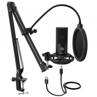 Zestaw Fifine T669 USB Mikrofon, Statyw, Pop-Filtr, Koszyk