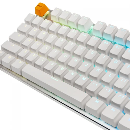 Klawiatura Glorious GMMK White Ice Edition RGB Gateron Brown Full-Size