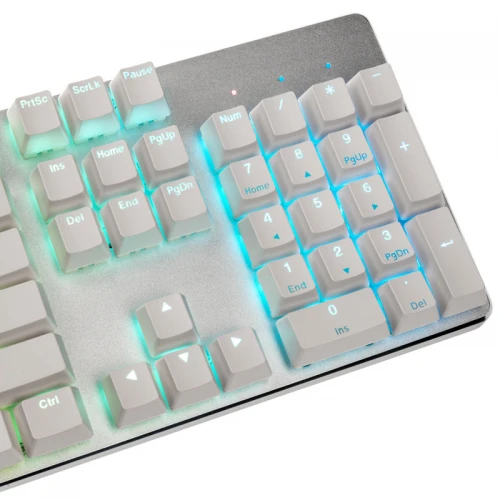 Klawiatura Glorious GMMK White Ice Edition RGB Gateron Brown Full-Size