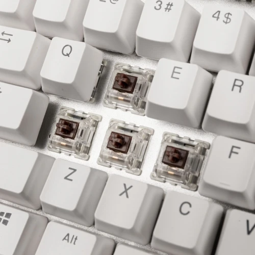 Klawiatura Glorious GMMK White Ice Edition RGB Gateron Brown Full-Size
