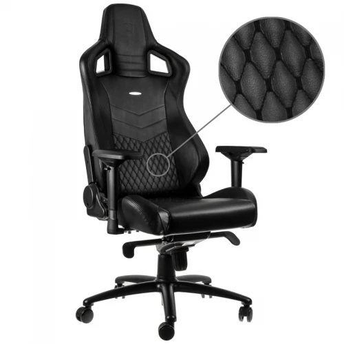 Fotel Dla Gracza Noblechairs EPIC Real Leather Black