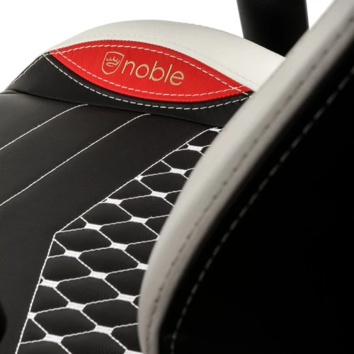 Fotel Dla Gracza Noblechairs EPIC Real Leather Black-White-Red