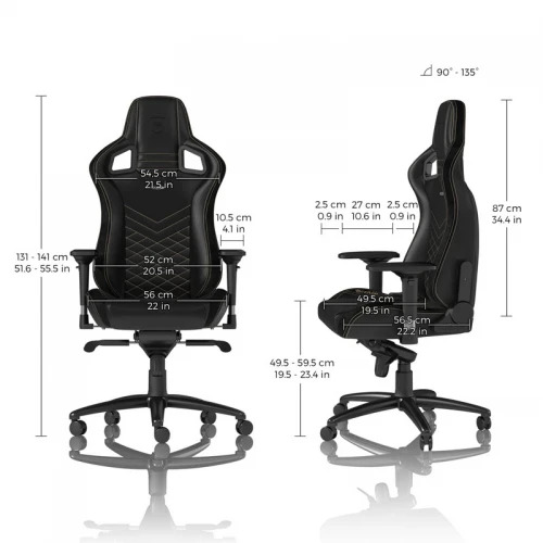 Fotel Dla Gracza Noblechairs EPIC Black-Gold