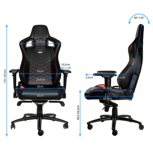 Fotel Dla Gracza Noblechairs EPIC Black-Red