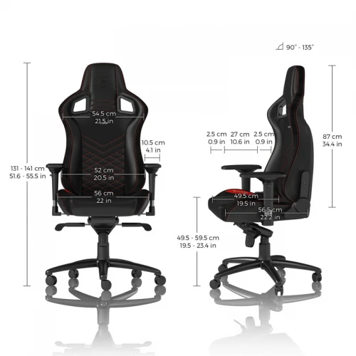 Fotel Dla Gracza Noblechairs EPIC Black-Red