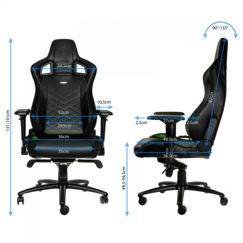 Fotel Dla Gracza Noblechairs EPIC Black-Green