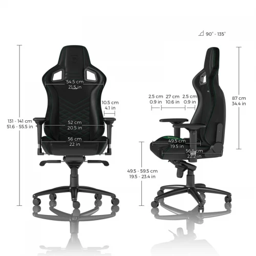 Fotel Dla Gracza Noblechairs EPIC Black-Green