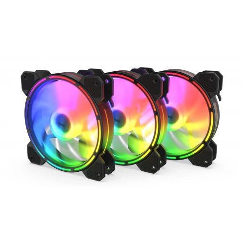 Wentylatory Krux Lunar 120mm ARGB KIT 3-pack