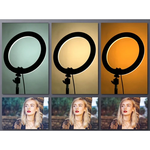 Lampa LED MOZOS Pierścieniowa 30cm (Ring)