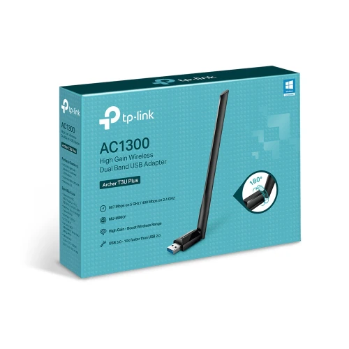 Karta sieciowa WiFi TP-LINK Archer T3U Plus USB AC1300