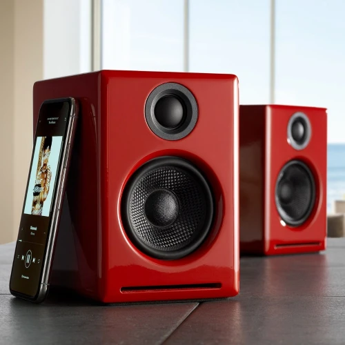 Głośniki Audioengine A2+ Bluetooth 2.0 Hi-Glossy Red
