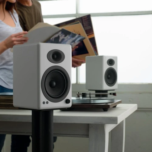 Głośniki Audioengine A5+ Bluetooth 2.0 Hi-Glossy White