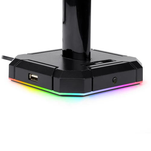 Stojak na słuchawki Redragon HA300 Scepter Pro RGB + HUB USB