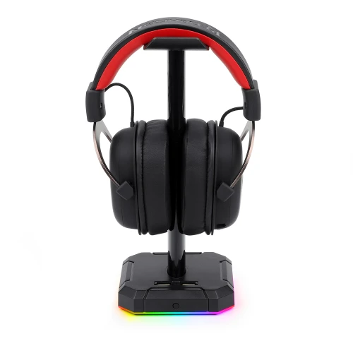 Stojak na słuchawki Redragon HA300 Scepter Pro RGB + HUB USB