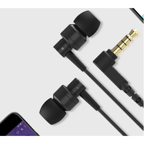 Słuchawki dokanałowe SoundMagic ES30C Black z mikrofonem