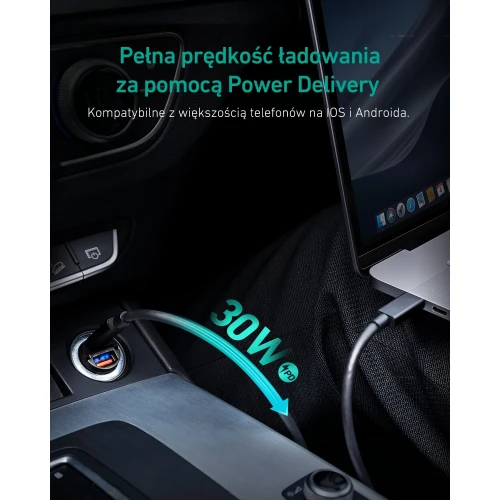 Ładowarka samochodowa Aukey CC-A3 2 x USB 30W