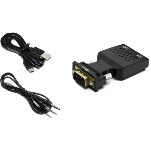 Konwerter VGA D-Sub Męski na HDMI Żeński
