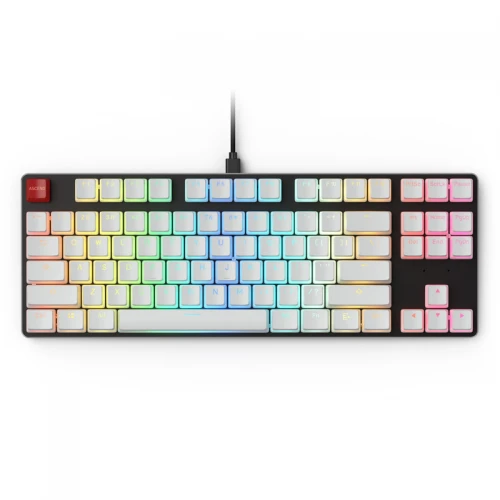 Keycapy nakładki Glorious PBT Aura White 105szt 