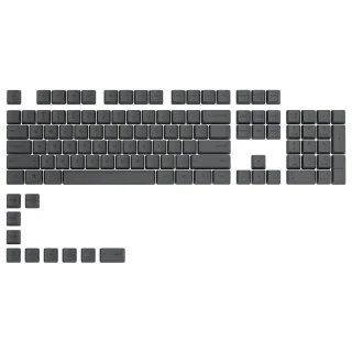 Keycapy nakładki Glorious GPBT Black Ash 114szt 