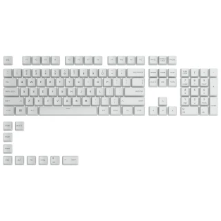 Keycapy nakładki Glorious GPBT Arctic White 114szt 
