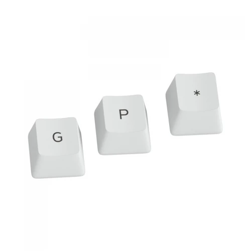 Keycapy nakładki Glorious GPBT Arctic White 114szt 