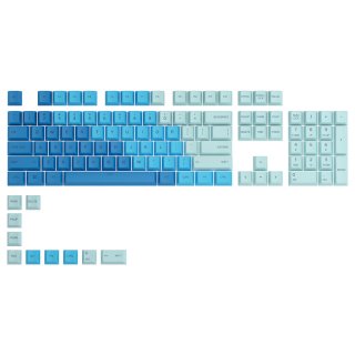 Keycapy nakładki Glorious GPBT Caribbean Ocean 114szt 