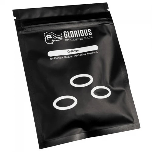 Gumki Glorious MX O-Ring Hard, długi skok klawisza - 70A, cienkie